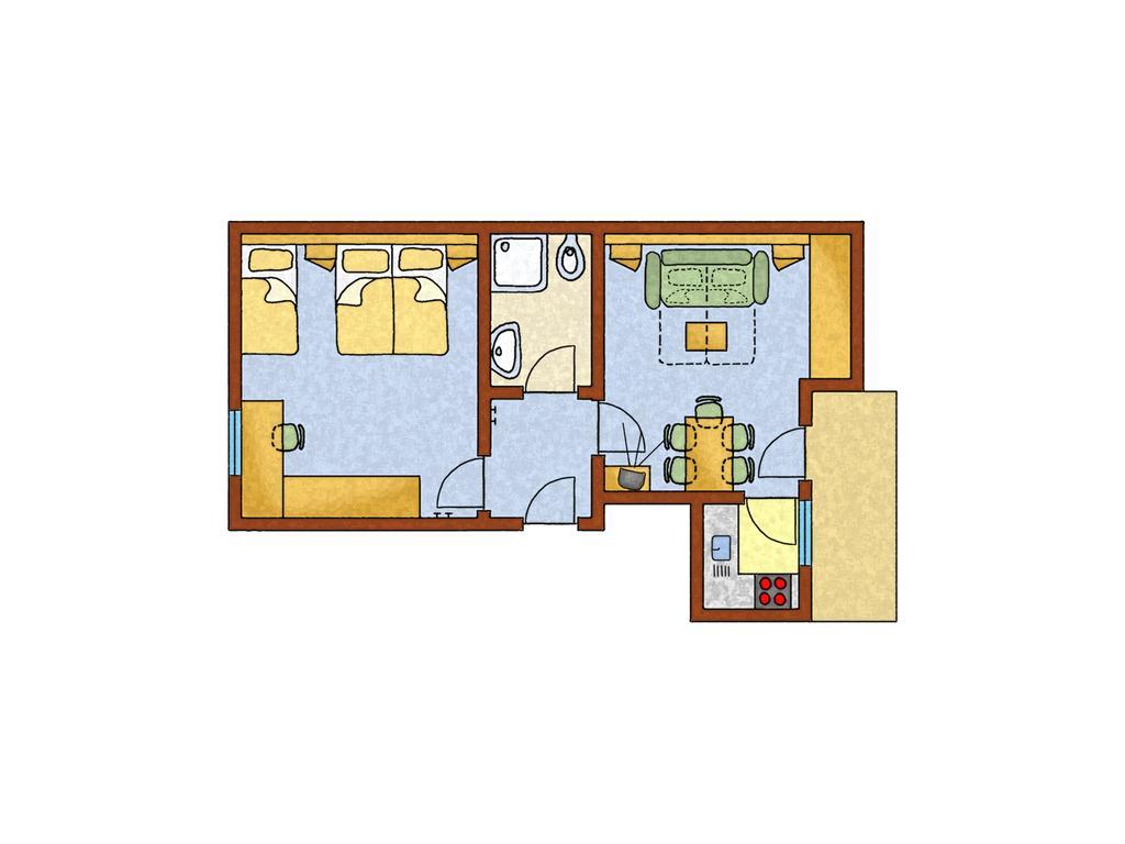 פלזס Appartements Erika מראה חיצוני תמונה